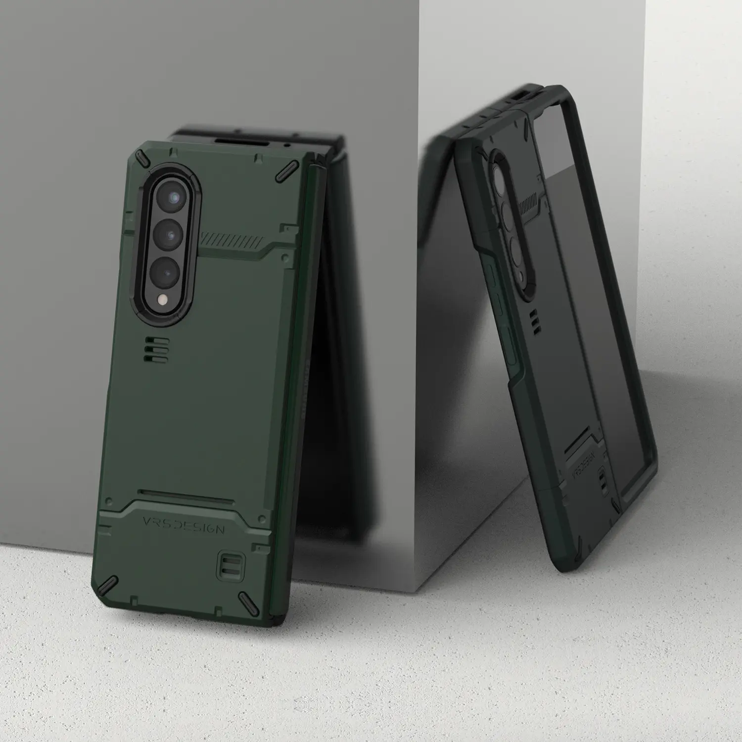 เคส VRS รุ่น Hard Drop Pro - Galaxy Z Fold 3 - Dark Green