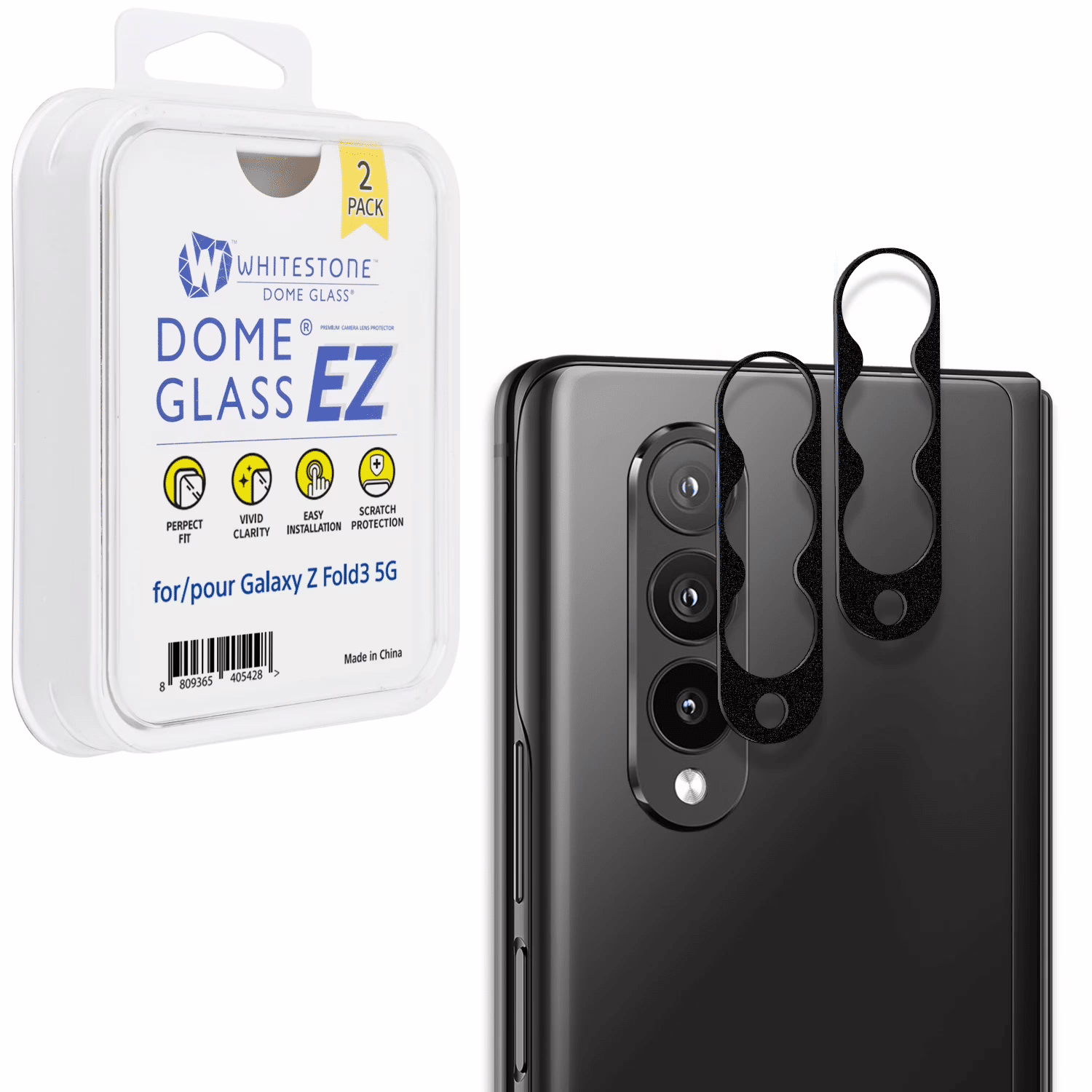 ที่ครอบเลนส์กล้อง Whitestone Camera Protector - Galaxy Z Fold 3 (จำนวน 2 ชิ้น)