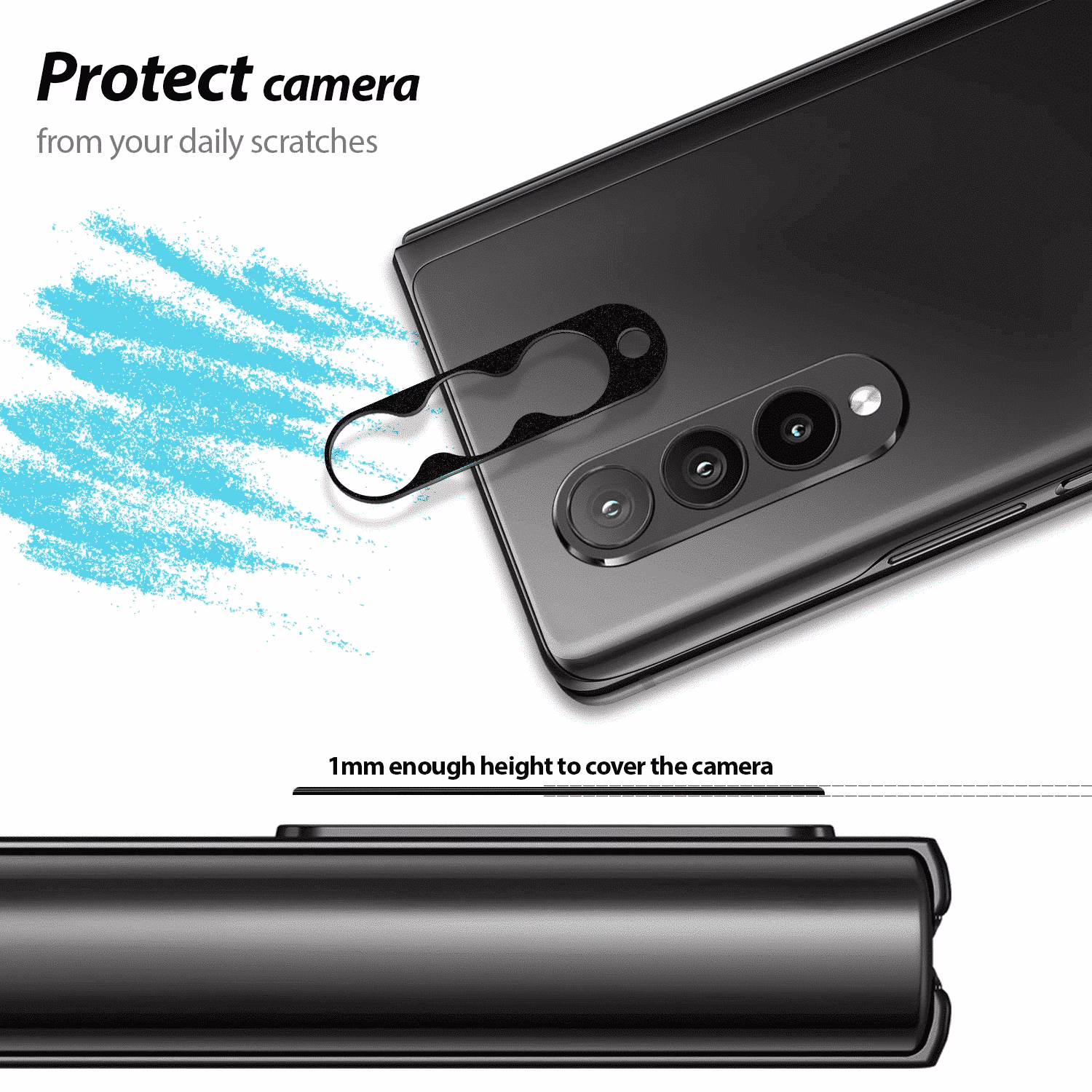 ที่ครอบเลนส์กล้อง Whitestone Camera Protector - Galaxy Z Fold 3 (จำนวน 2 ชิ้น)