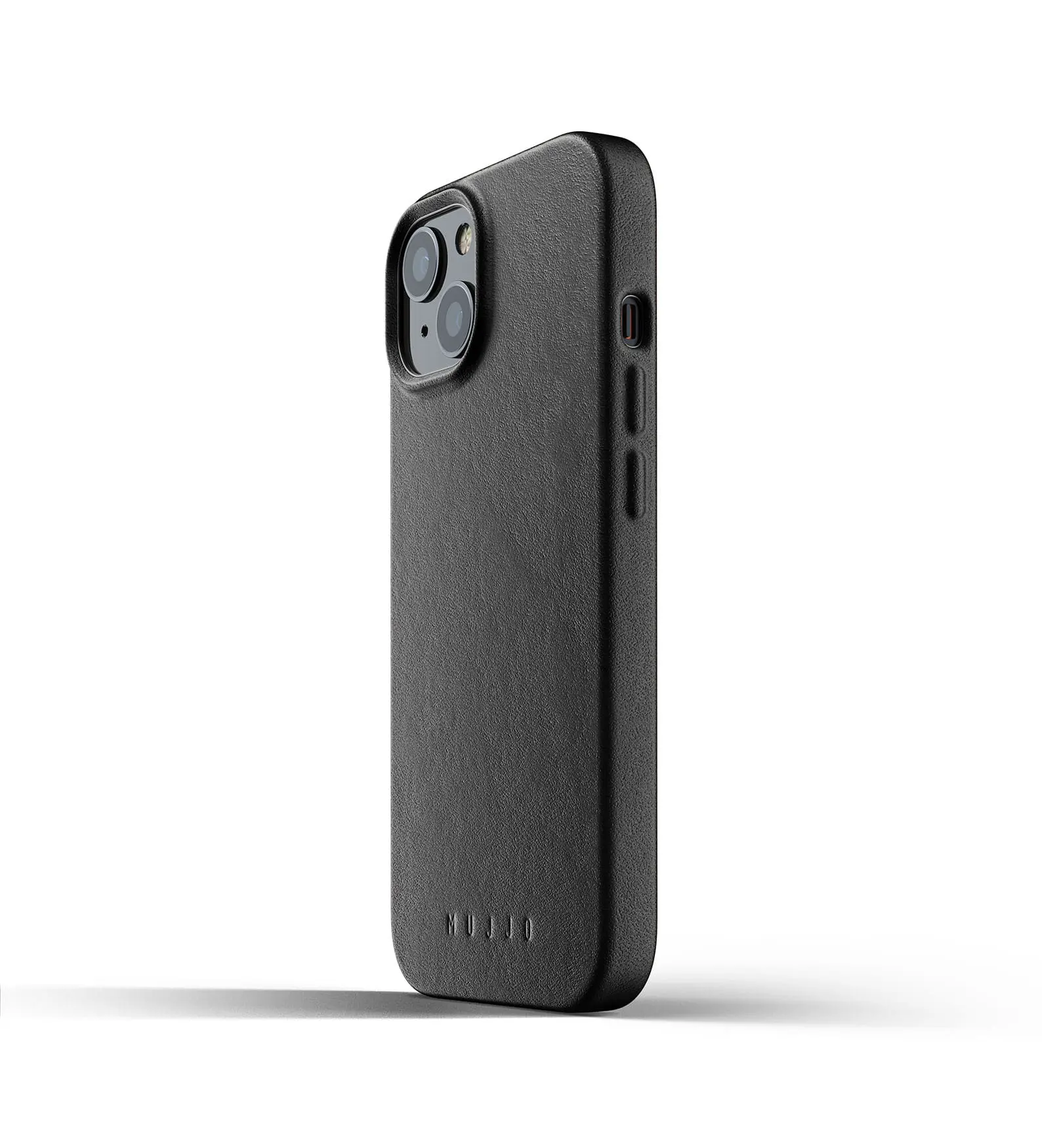 เคส Mujjo รุ่น Full Leather Case - iPhone 13 - สีดำ