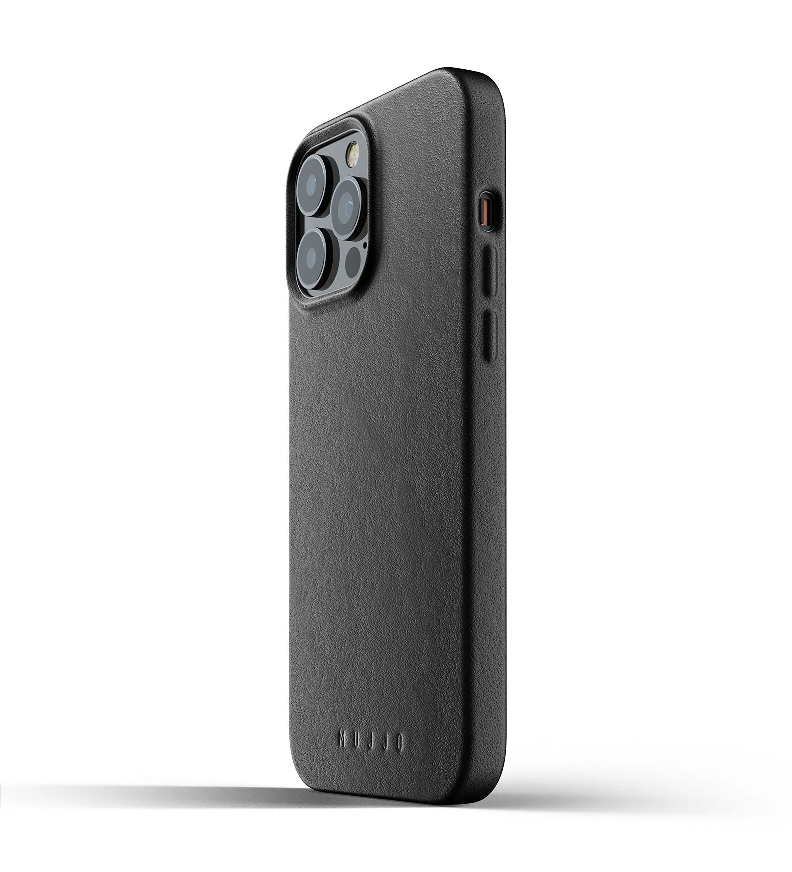 เคส Mujjo รุ่น Full Leather Case - iPhone 13 Pro Max - ดำ
