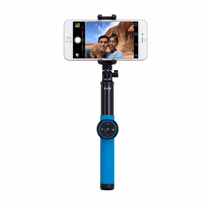 ไม้เซลฟี Momax รุ่น Selfie Hero Bluetooth Selfie Pod (100cm) - น้ำเงิน/ดำ