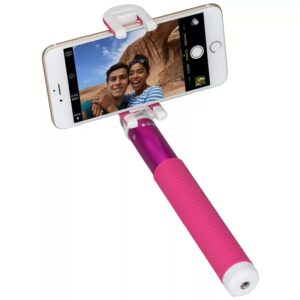 ไม้เซลฟี Momax รุ่น Selfie Hero Bluetooth Selfie Pod (100cm) - ชมพู/ขาว