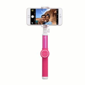 ไม้เซลฟี Momax รุ่น Selfie Hero Bluetooth Selfie Pod (100cm) - ชมพู/ขาว