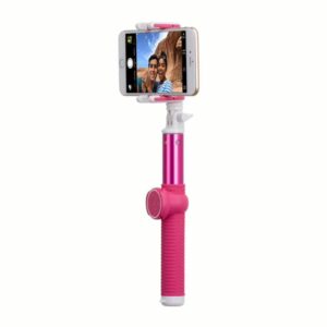 ไม้เซลฟี Momax รุ่น Selfie Hero Bluetooth Selfie Pod (100cm) - ชมพู/ขาว