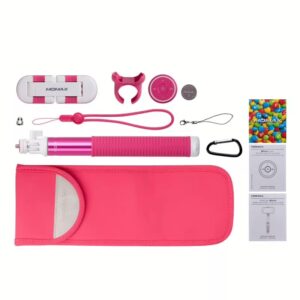 ไม้เซลฟี Momax รุ่น Selfie Hero Bluetooth Selfie Pod (100cm) - ชมพู/ขาว