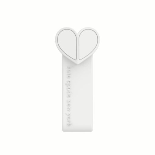 ที่ช่วยตั้งและจับมือถือ Kate Spade New York รุ่น Hold the Phone Loop - White/Silver - Image 4