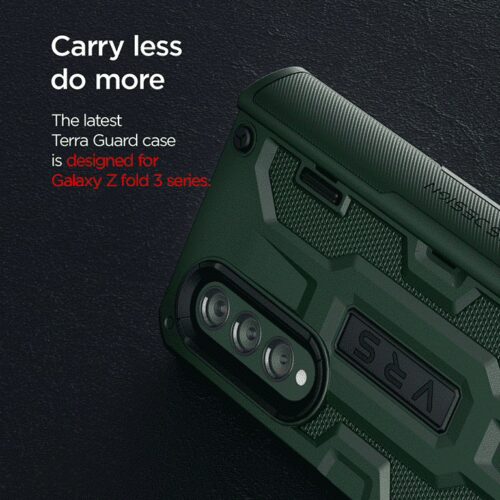 เคส VRS รุ่น Terra Guard Pro - Galaxy Z Fold 3 - Dark Green - Image 7