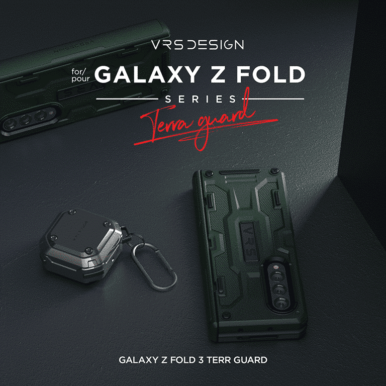 เคส VRS รุ่น Terra Guard Pro - Galaxy Z Fold 3 - Dark Green