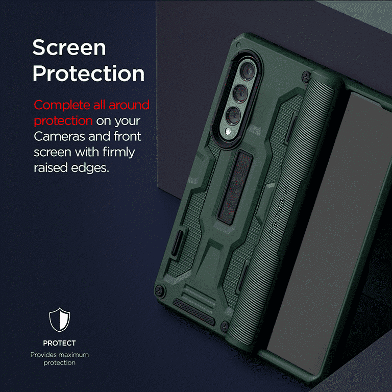 เคส VRS รุ่น Terra Guard Pro - Galaxy Z Fold 3 - Dark Green