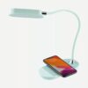 โคมไฟตั้งโต๊ะ Momax รุ่น Q.LED Flex Mini Desk Lamp พร้อมชาร์จแบบไร้สาย - Lake Blue