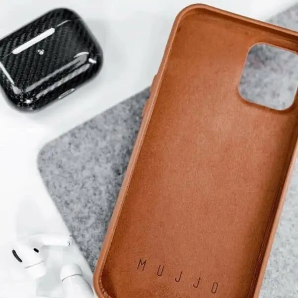 เคส Mujjo รุ่น Full Leather Case - iPhone 13 Pro Max - ดำ