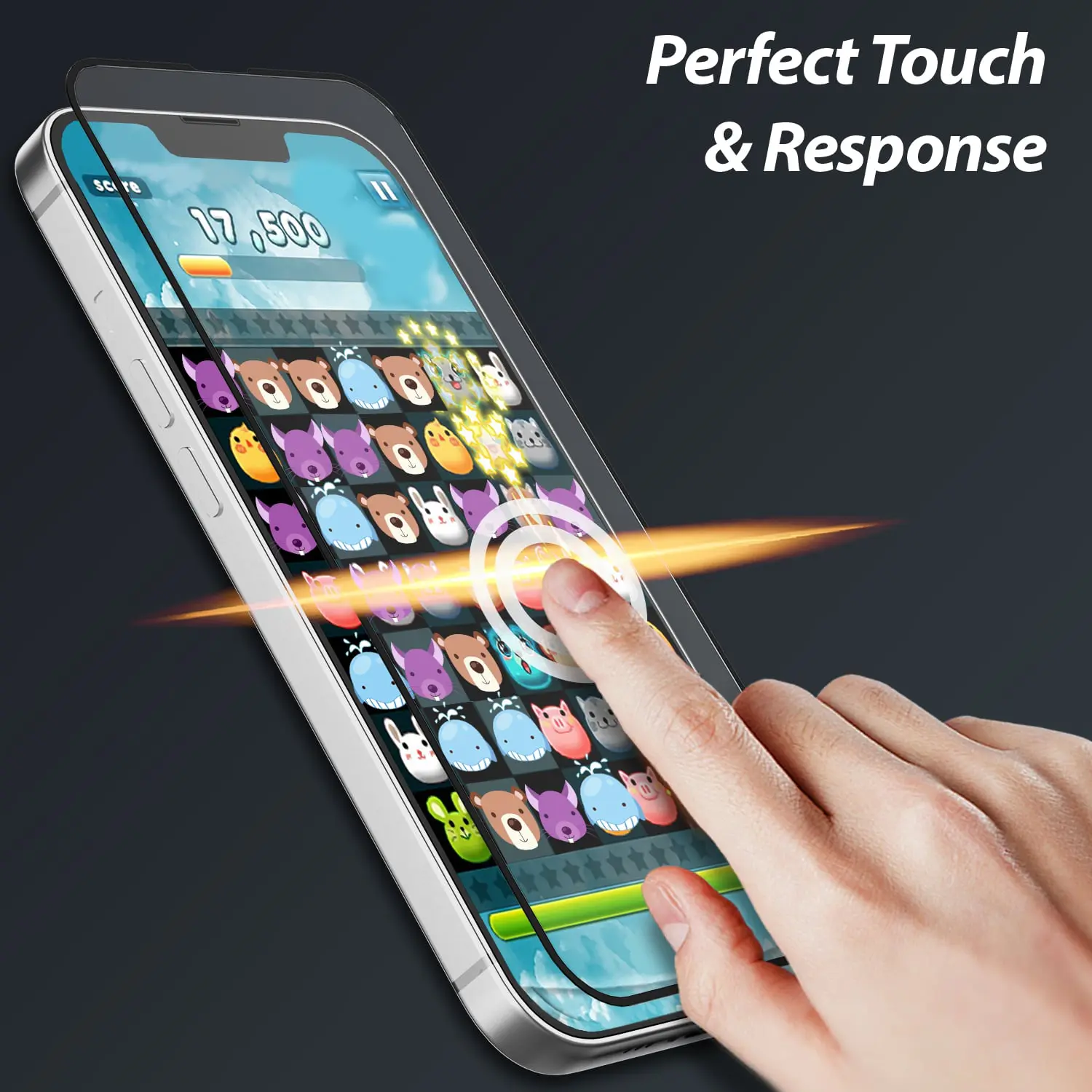ฟิล์มกระจกนิรภัย Whitestone EZ Tempered Glass Screen Protector - iPhone 13 / 13 Pro (ฟิล์ม 2 แผ่น)