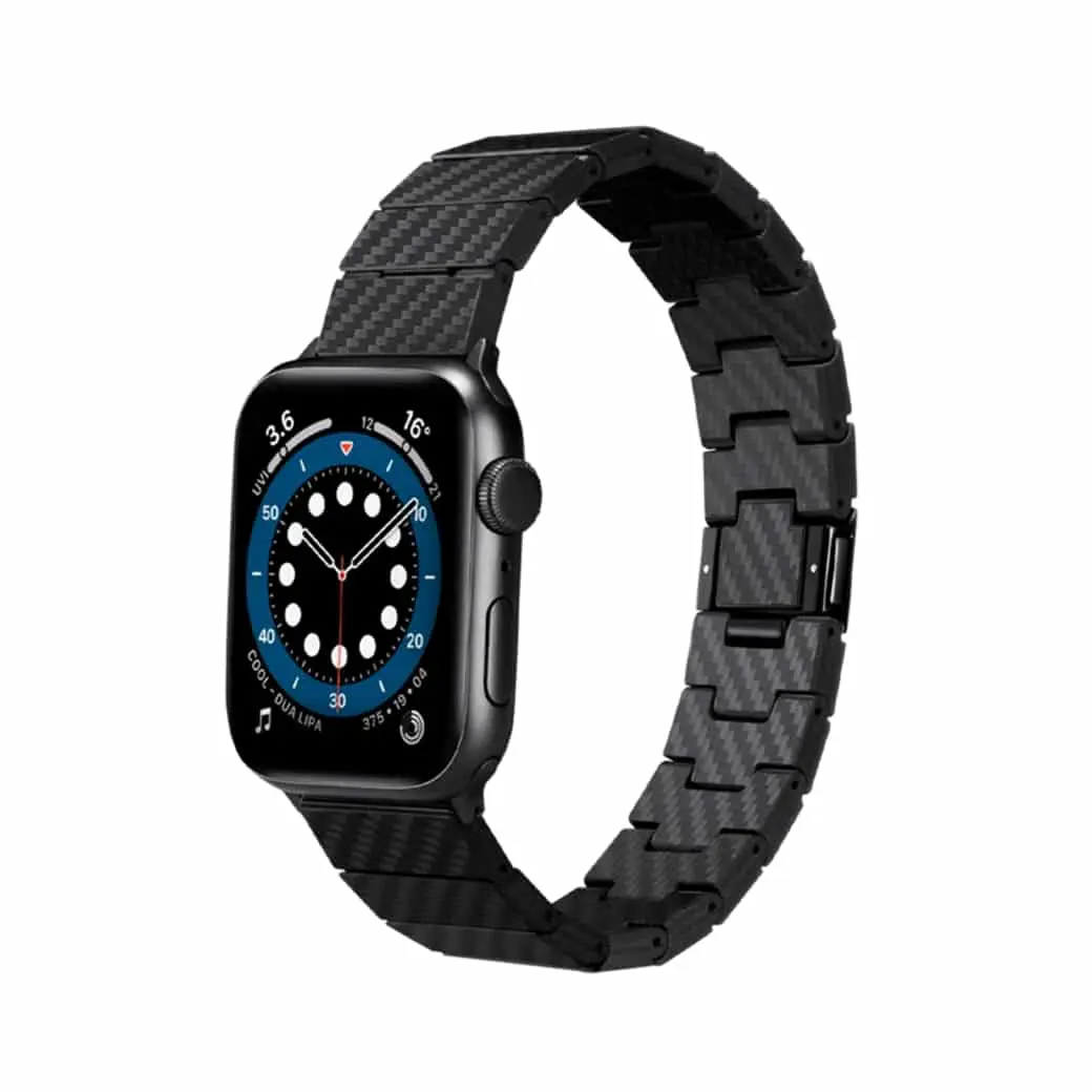 สายนาฬิกา PITAKA รุ่น Carbon Fiber Link Bracelet Band - ดีไซน์ Modern (Apple Watch 42/44/45mm)