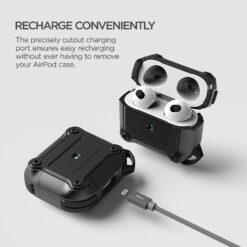 VRS รุ่น Active - เคส Airpods 3 - Metal Black