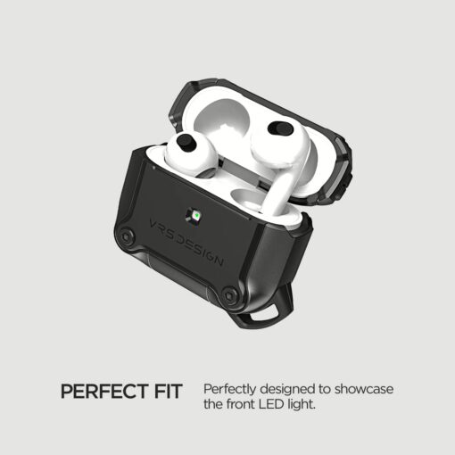 VRS รุ่น Active - เคส Airpods 3 - Metal Black - Image 7