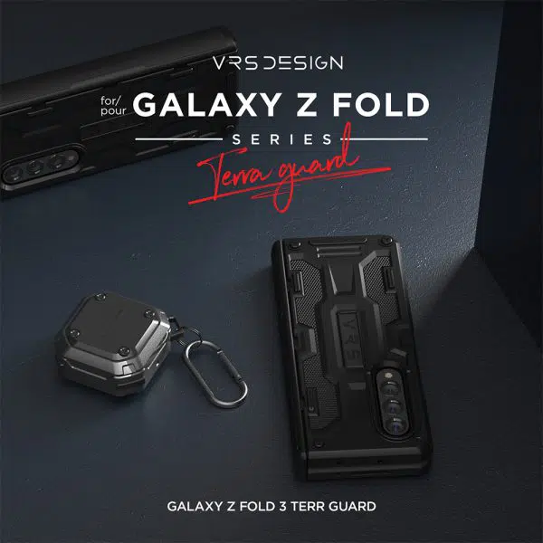 เคส VRS รุ่น Terra Guard Pro - Galaxy Z Fold 3 - Metal Black