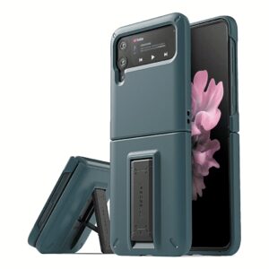 เคสกันกระแทก VRS รุ่น Quick Stand Modern - Galaxy Z Flip 3 - Ash Green