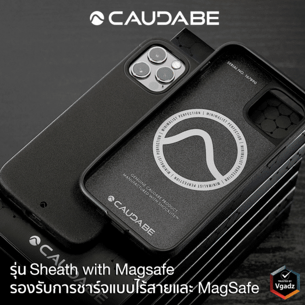 เคส Caudabe รุ่น Sheath with Magsafe - iPhone 13 Pro Max - สีน้ำเงิน