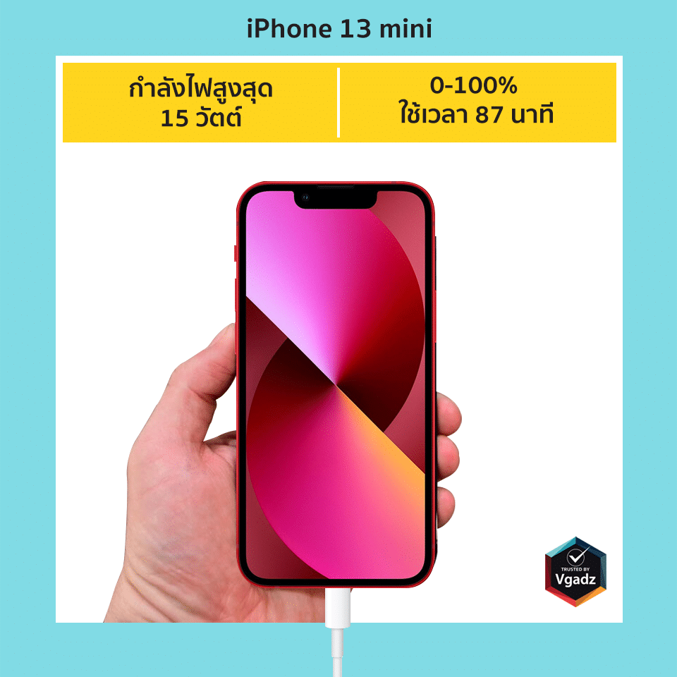 iPhone 13 Series ชาร์จกับ Adapter ได้ไวสุดกี่วัตต์รู้ยัง 4 iPhone 13 Series ชาร์จกับ Adapter ได้ไวสุดกี่วัตต์รู้ยัง