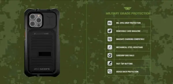 เคส Element Case รุ่น Black Ops X4 - iPhone 13 Pro Max - สีดำ