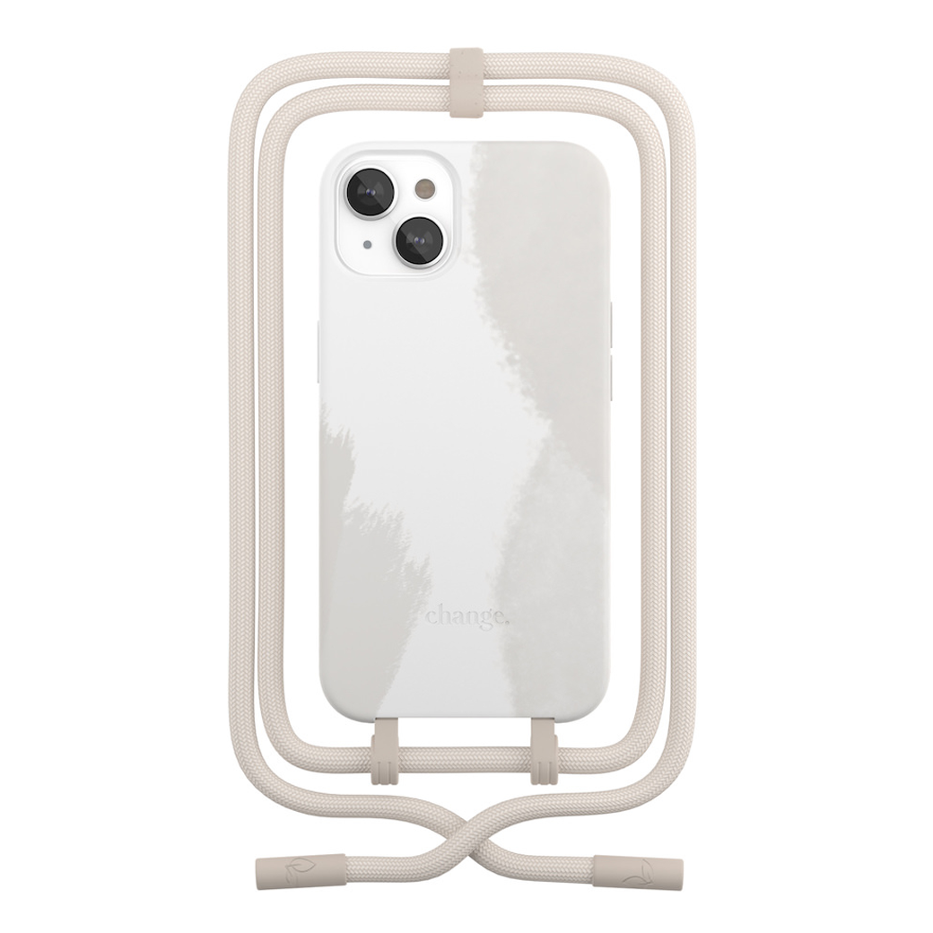 เคส Woodcessories รุ่น Change Case Batik/TieDye - iPhone 13 - สี Dove White