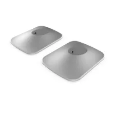 แผ่นขาตั้งลำโพง KEF สำหรับ LSX รุ่น P1 Desk Pad (เซ็ตคู่) - เงิน