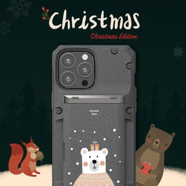เคส VRS รุ่น Damda Glide Pro - iPhone 13 Pro Max - ลาย Sweater Bear