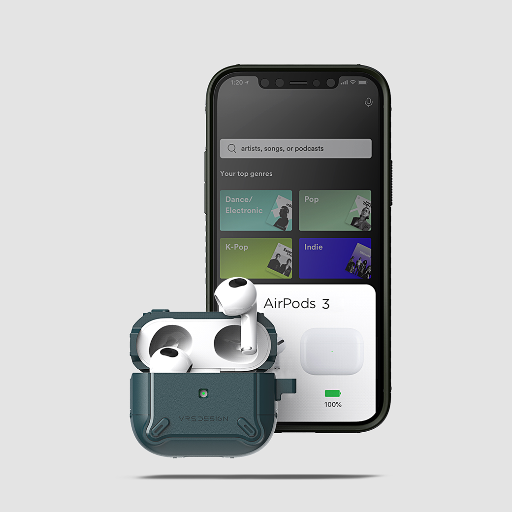 VRS รุ่น Modern Fit - เคส Airpods 3 - สีน้ำเงิน 3 VRS รุ่น Modern Fit - เคส Airpods 3 - สีน้ำเงิน - Image 3