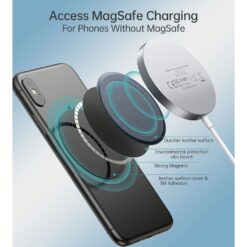 แผ่นติดแม่เหล็ก Choetech รุ่น Magnetic Metal Plate สำหรับใช้งานกับอุปกรณ์ Magsafe (Pc0093) - สีเขียว