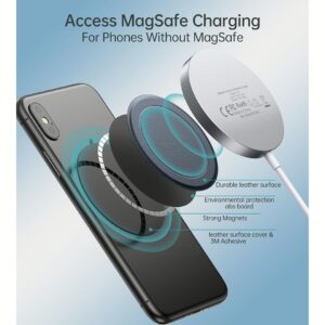 แผ่นติดแม่เหล็ก Choetech รุ่น Magnetic Metal Plate สำหรับใช้งานกับอุปกรณ์ Magsafe (Pc0093) - สีเขียว