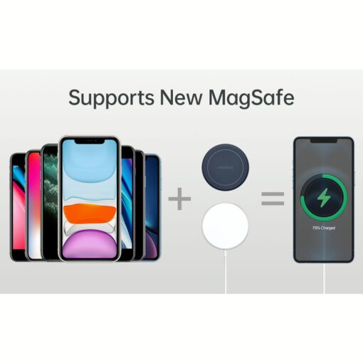 แผ่นติดแม่เหล็ก Choetech รุ่น Magnetic Metal Plate สำหรับใช้งานกับอุปกรณ์ Magsafe (Pc0093) - สีเขียว - Image 11
