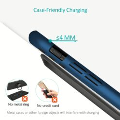 แท่นชาร์จไร้สาย Choetech รุ่น 10W Fast Wireless Charging Stand และสาย AC Cable 1.2m (T524-S) - สีดำ