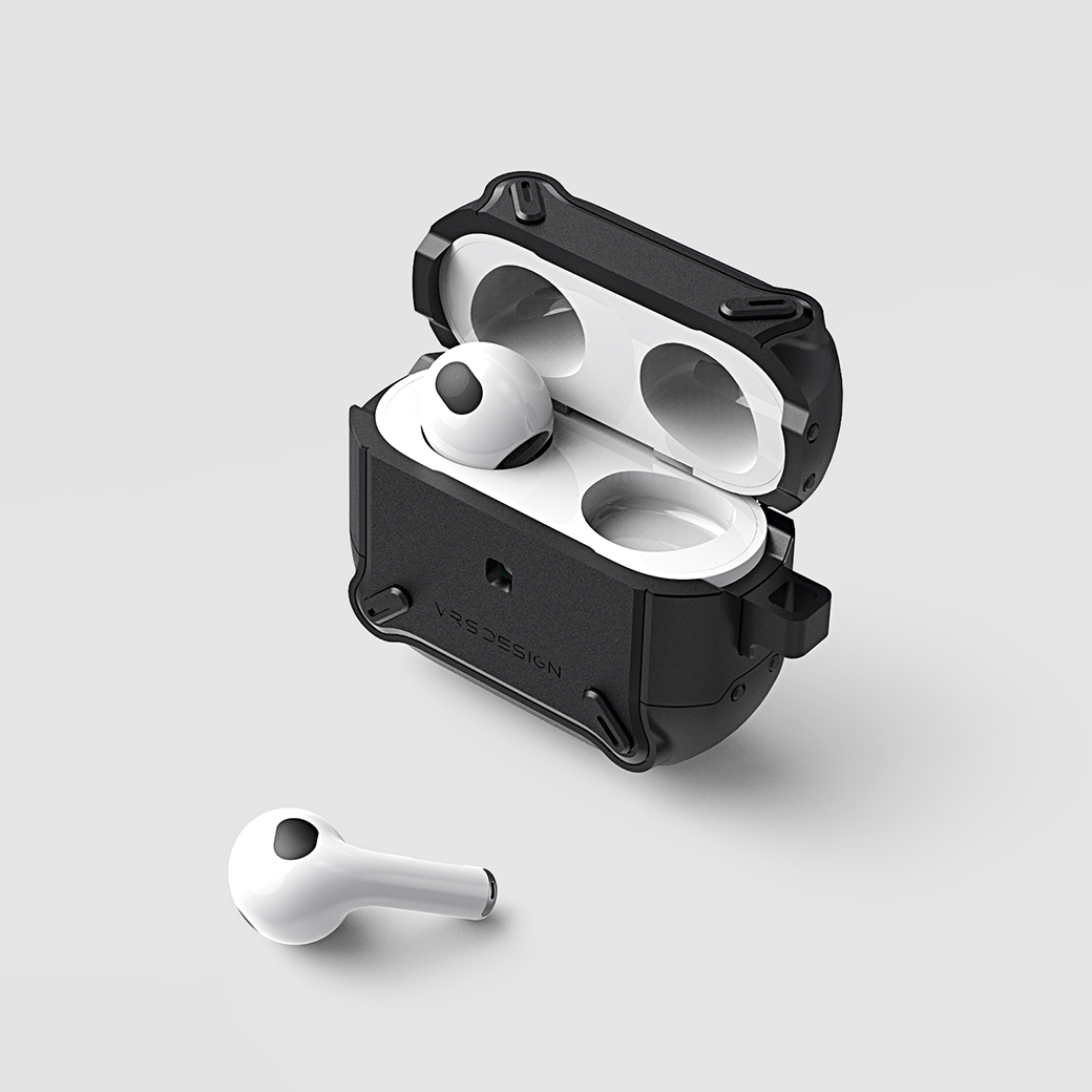 VRS รุ่น Modern Fit - เคส Airpods 3 - สีดำ 10 VRS รุ่น Modern Fit - เคส Airpods 3 - สีดำ - Image 10