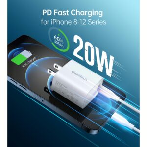 Choetech หัวชาร์จ รุ่น Q5004 อแดปเตอร์ Type-C ชาร์จไว 20W - สี White