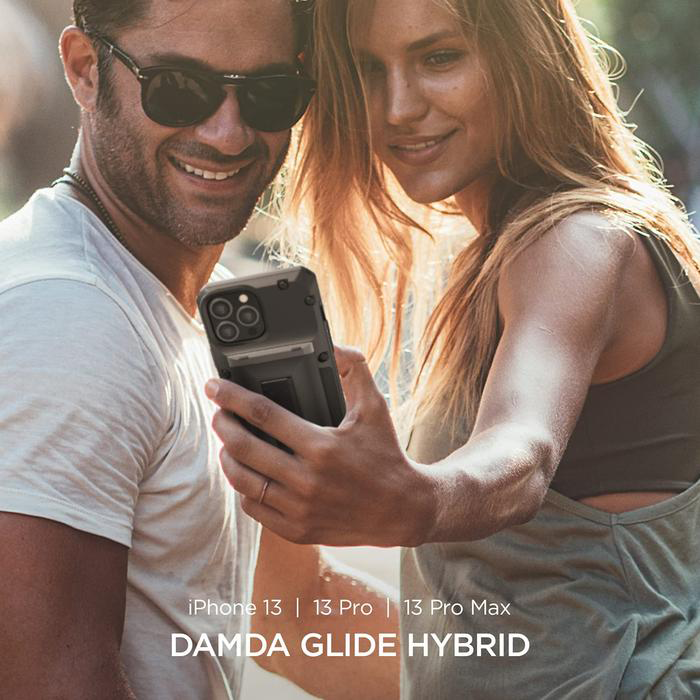 เคส VRS รุ่น Damda Glide Hybrid - iPhone 13 Pro - สีMetal Black