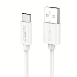 สายชาร์จ Choetech รุ่น USB-A to Type-C PVC Cable 1m (AC0002) - สีขาว