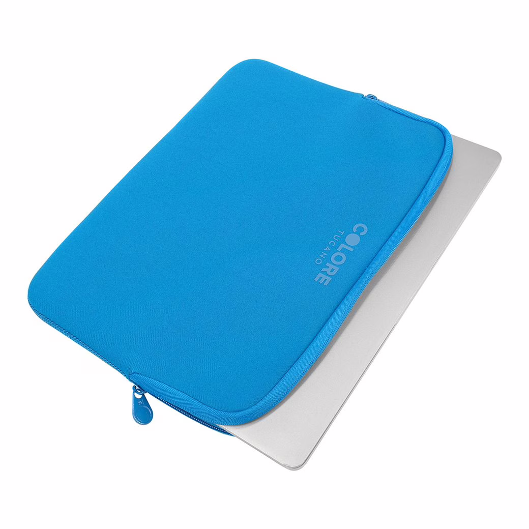 ซองใส่แล็ปท็อป Tucano รุ่น Colore - Laptops 12"/ Macbook Pro 13”/ Macbook Air 13" - สี Blue 5 ซองใส่แล็ปท็อป Tucano รุ่น Colore - Laptops 12"/ Macbook Pro 13”/ Macbook Air 13" - สี Blue - Image 5