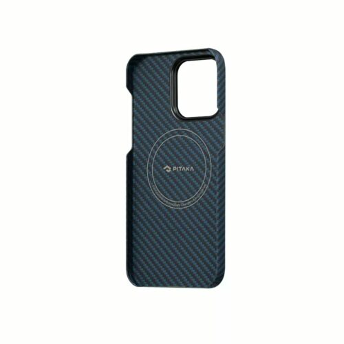 Pitaka รุ่น MagEZ Case 3 - เคส iPhone 14 Pro - สี Black/Blue Twill (1500D) - Image 5