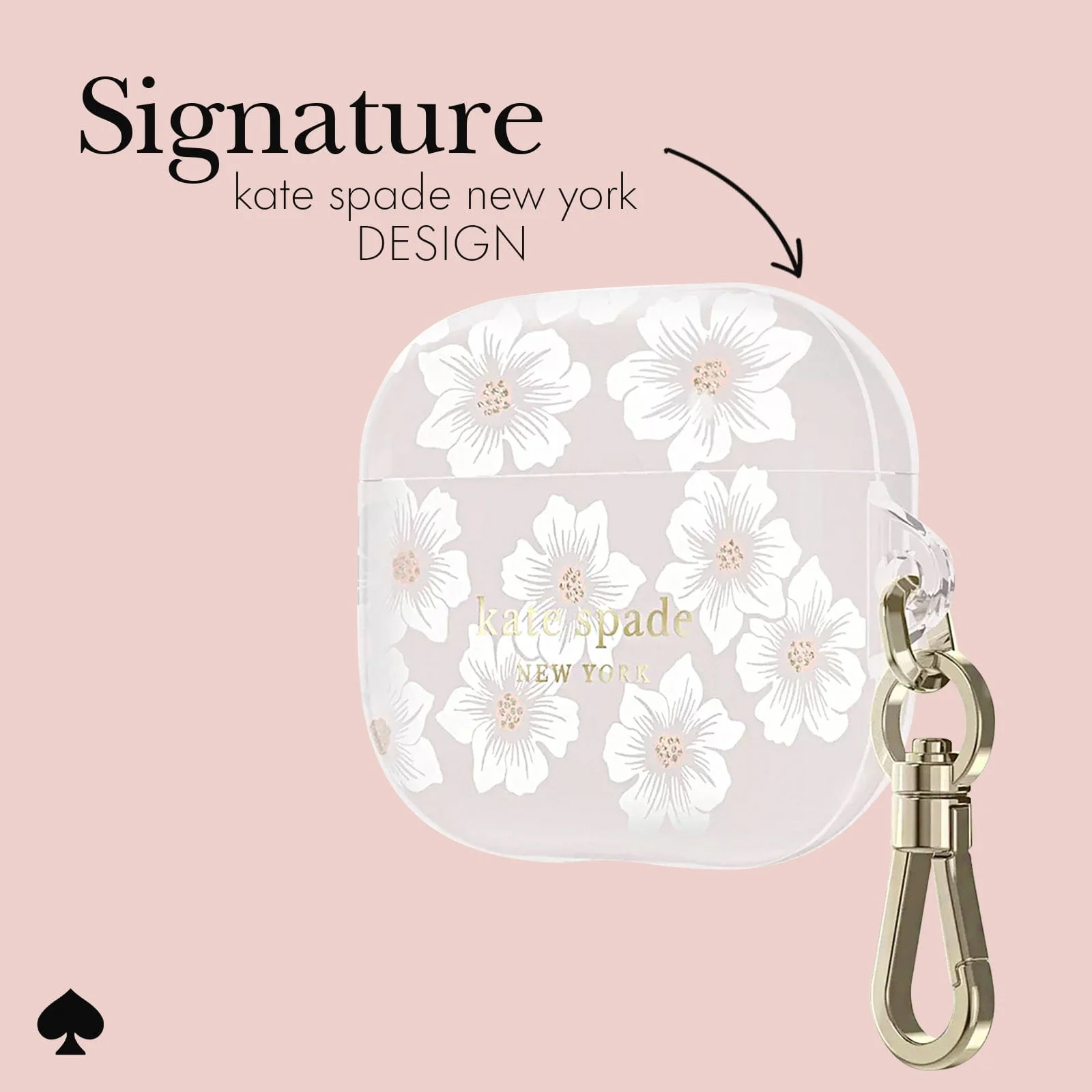 Kate Spade New York รุ่น Protective - เคส Airpods 3 - Hollyhock Cream