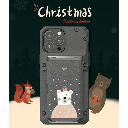 เคส VRS รุ่น Damda Glide Pro - iPhone 13 Pro Max - ลาย Sweater Bear
