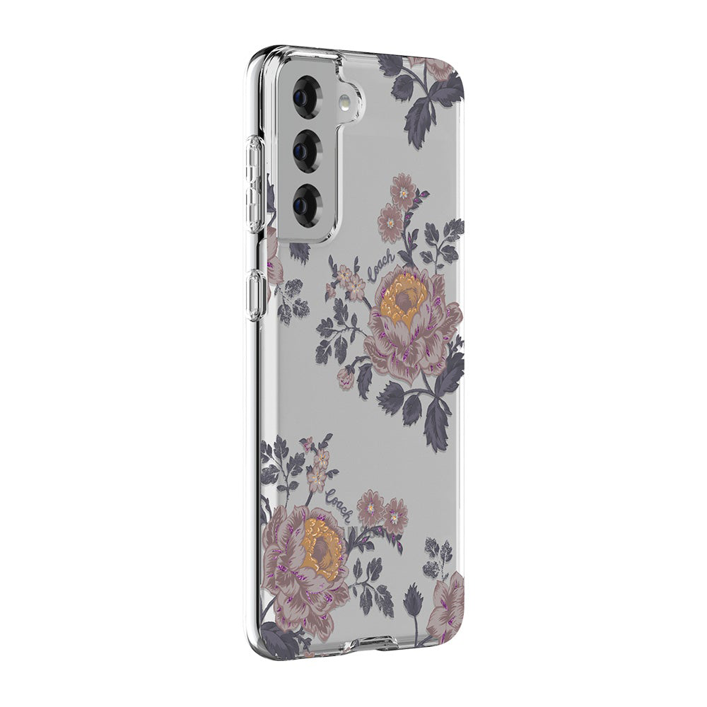 เคส Coach รุ่น Protective Case – Samsung Galaxy S21 – ลาย Moody Floral Multi