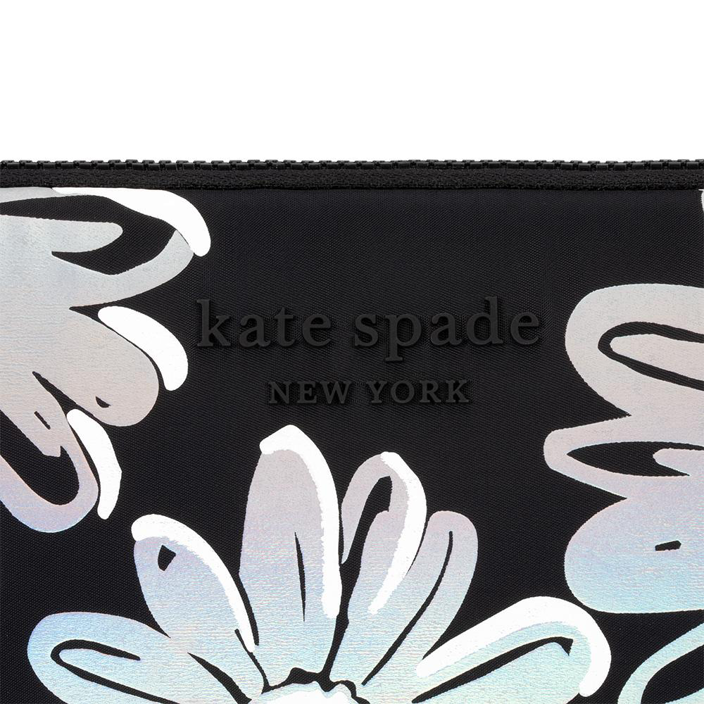 ซองใส่แล็ปท็อป Kate Spade New York รุ่น Puffer Sleeve - 14 inch Laptop - ลาย Daisy Iridescent Black