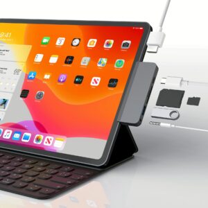 อุปกรณ์เชื่อมต่อ Hyper รุ่น HyperDrive 6-in-1 USB-C Hub for iPad Pro - สีเทา