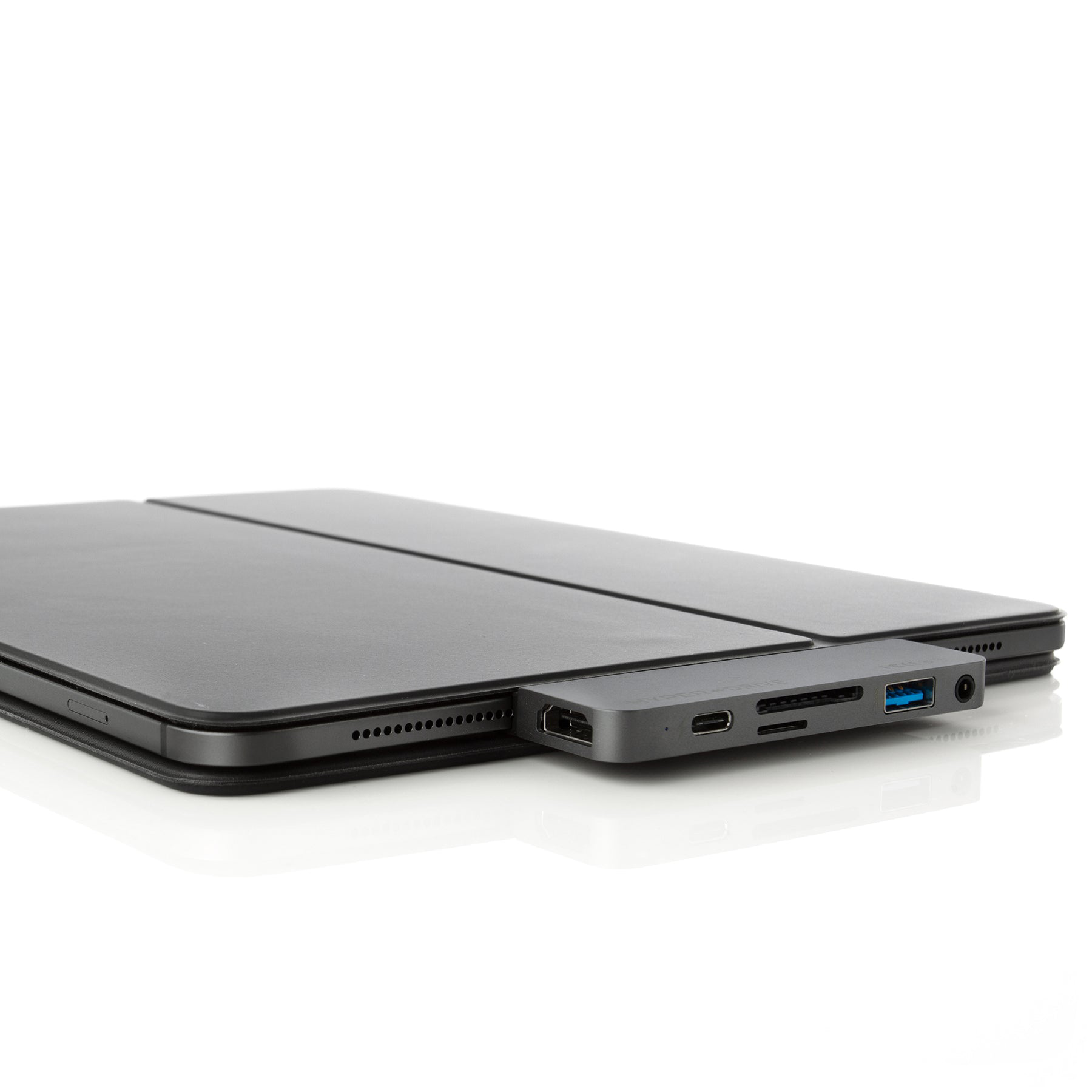 อุปกรณ์เชื่อมต่อ Hyper รุ่น HyperDrive 6-in-1 USB-C Hub for iPad Pro - สีเทา