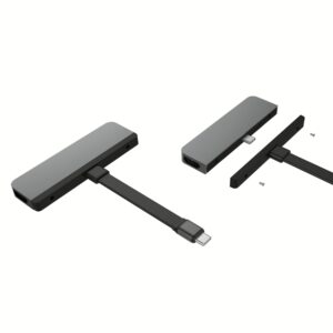 อุปกรณ์เชื่อมต่อ Hyper รุ่น HyperDrive 6-in-1 USB-C Hub for iPad Pro - สีเทา