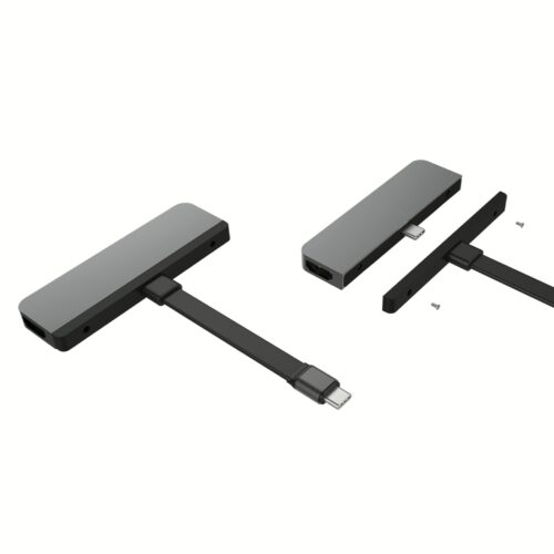 อุปกรณ์เชื่อมต่อ Hyper รุ่น HyperDrive 6-in-1 USB-C Hub for iPad Pro - สีเทา - Image 6