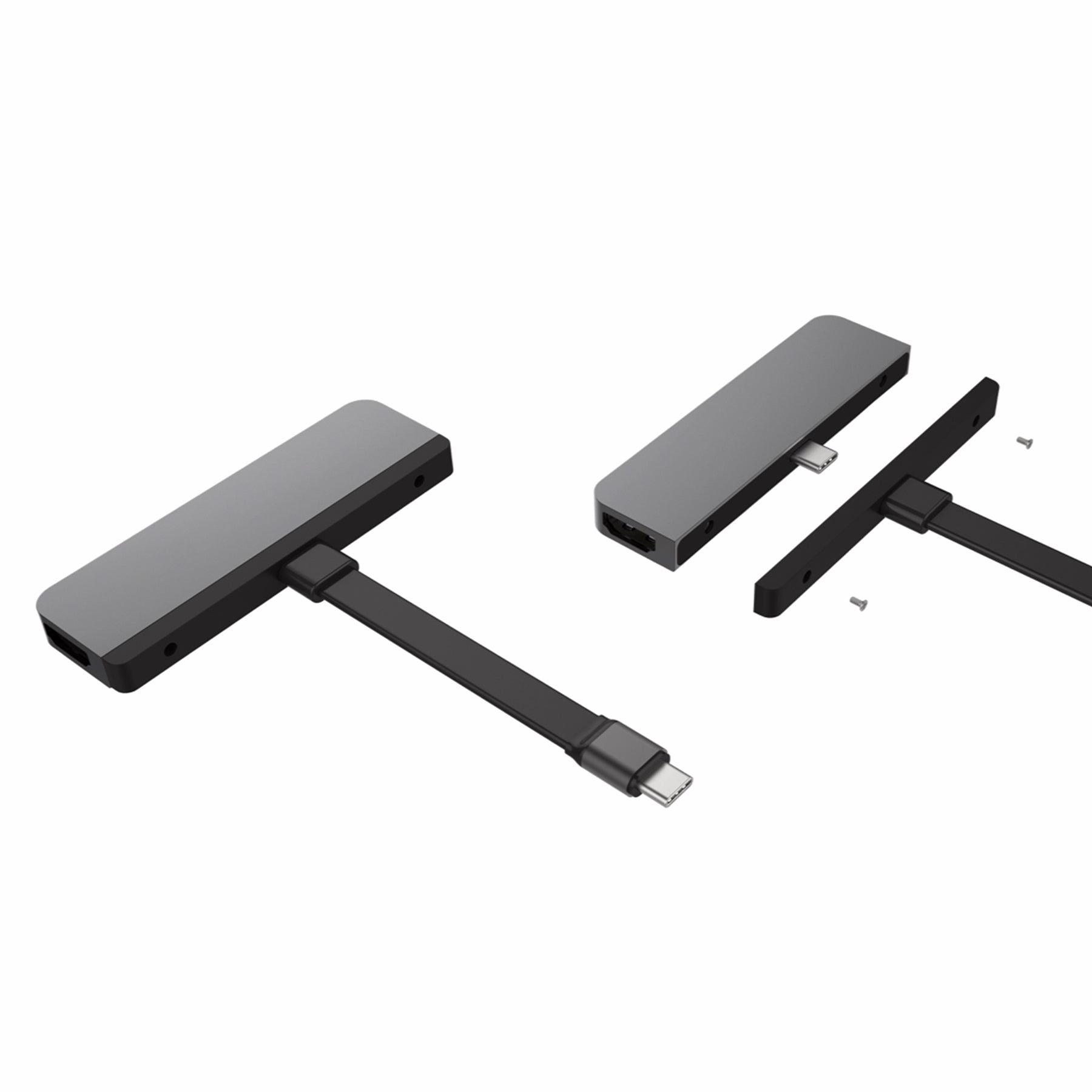 อุปกรณ์เชื่อมต่อ Hyper รุ่น HyperDrive 6-in-1 USB-C Hub for iPad Pro - สีเทา