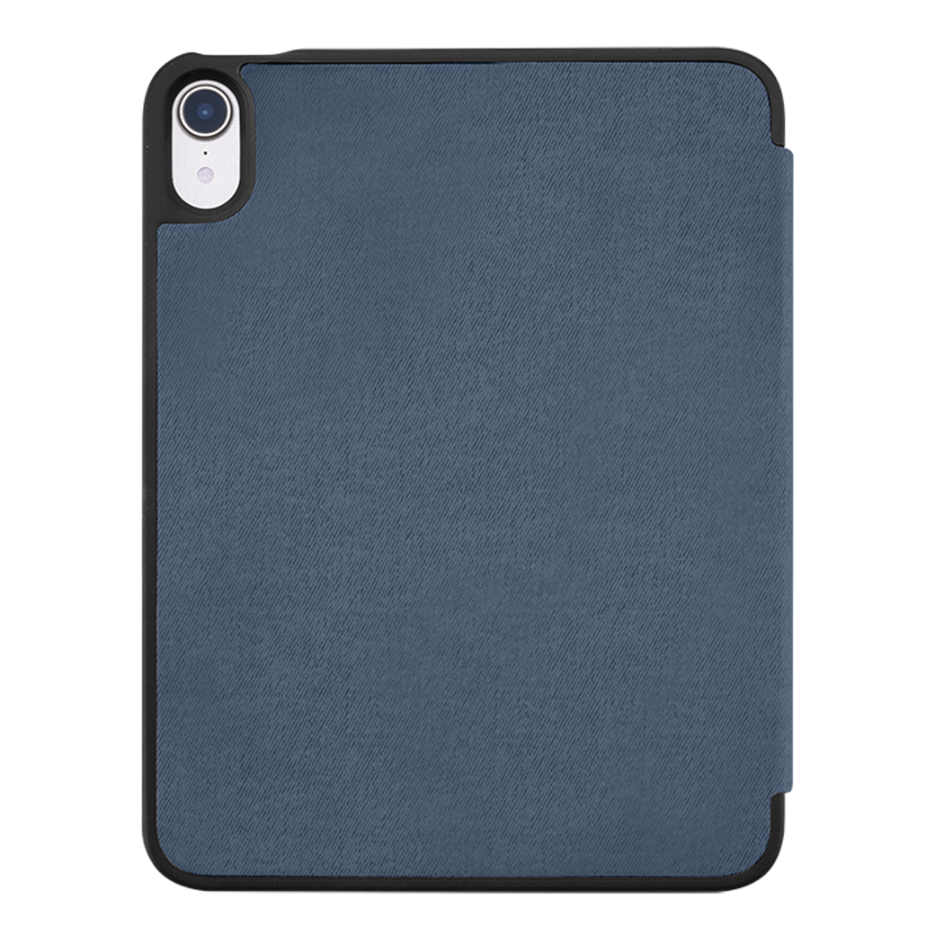 เคส Momax รุ่น Flip Cover Case with Apple Pencil Holder - iPad Mini 6th Gen (2021) - สีBlue