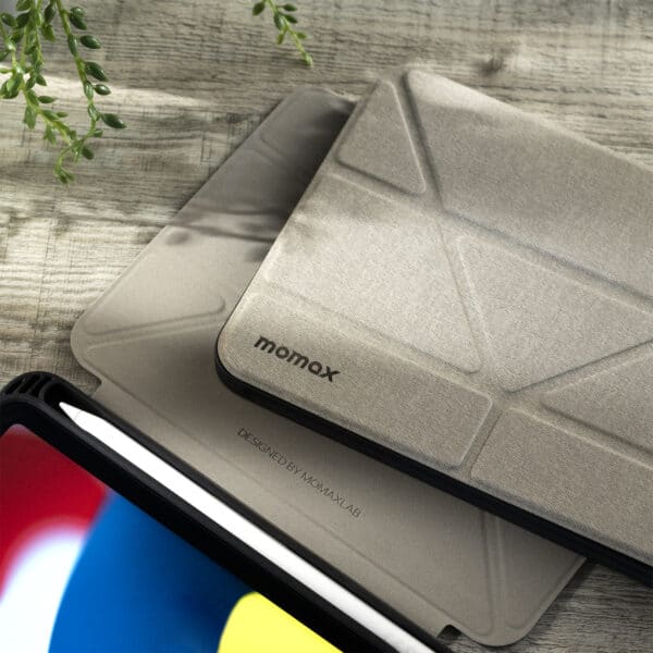 เคส Momax รุ่น Flip Cover Case with Apple Pencil Holder - iPad Mini 6th Gen (2021) - สีBlue